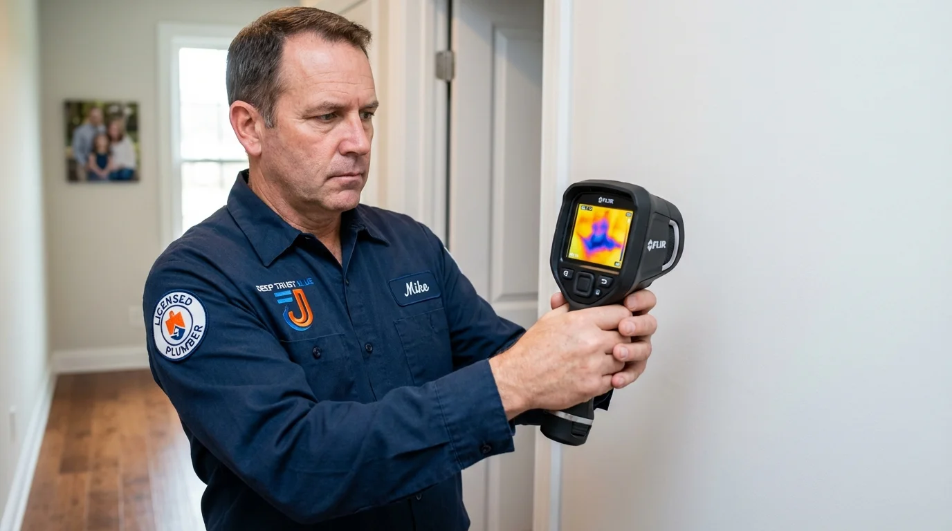 Thermal imaging leak detection by Johns Plumbing LLC in Wessington Springs